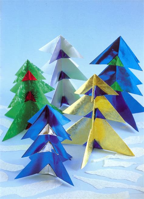 25 Easy Origami Christmas Tree List Diy Christmas Decorations