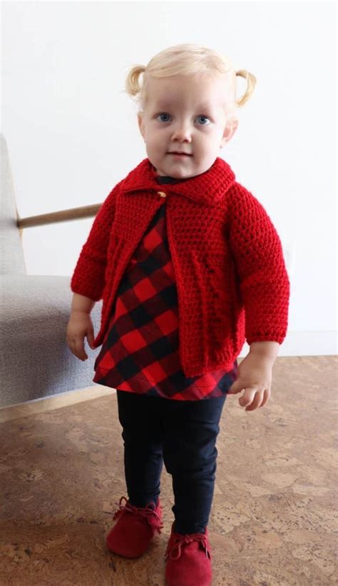 Daisy Farm Crafts Crochet Baby Sweater Pattern Crochet Baby Clothes