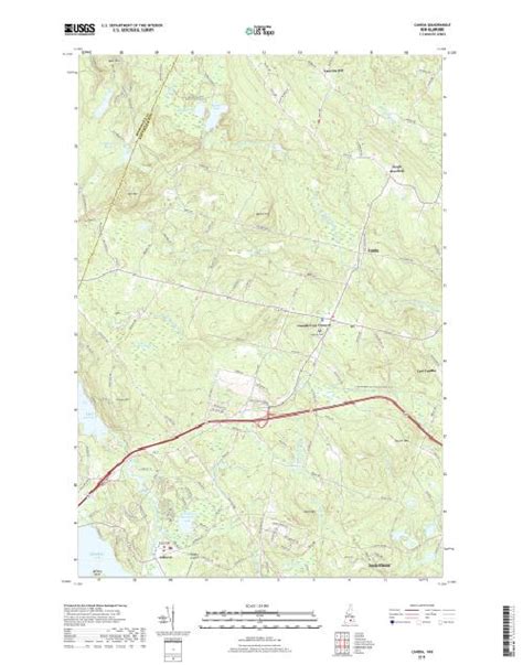 Mytopo Candia New Hampshire Usgs Quad Topo Map
