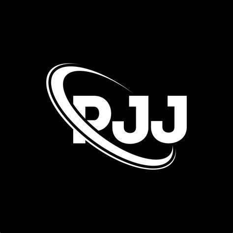 Logotipo De Jjj Carta Pjj Diseño Del Logotipo De La Letra Pjj