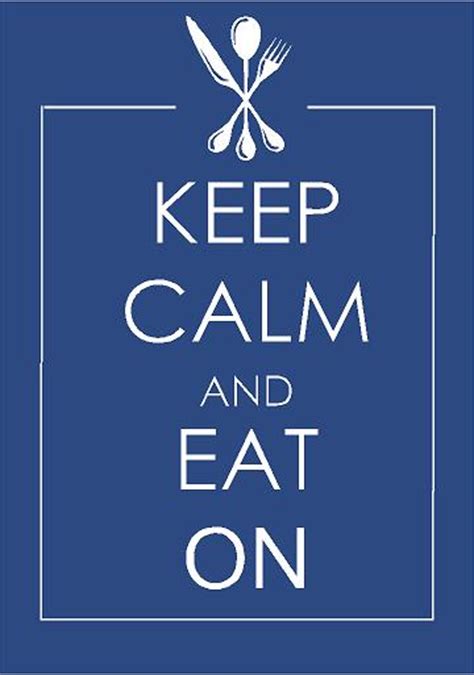 Keep Calm And Eat On Beautiful Wall Decals