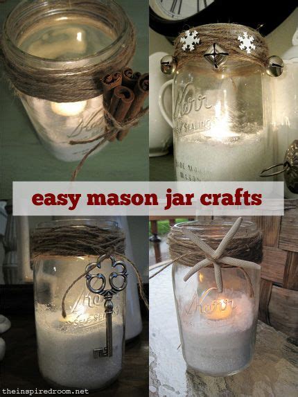 How To Make A Jingle Bell Jar And Other Mason Jar Crafts The Inspired Room Jar Crafts
