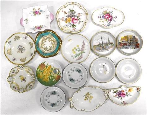 Lot Sixteen Pin Dishes Including Rosenthal Shelley Coalport