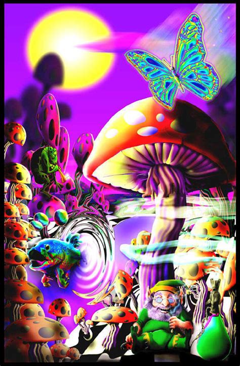 45 Trippy Mushroom Wallpaper Wallpapersafari