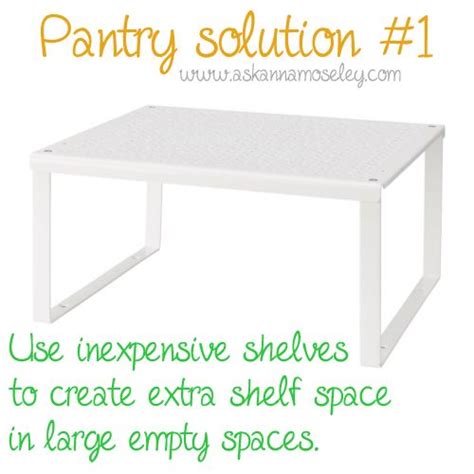You could use the variera shelf inserts to do the same but since we started our bekväm collection as actual spice racks, we decided to keep the. Pantry Organization Tips - Ask Anna