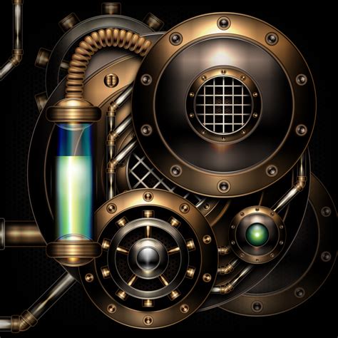 Steam Engine In The Dark By Illustratorg On Deviantart Steampunk