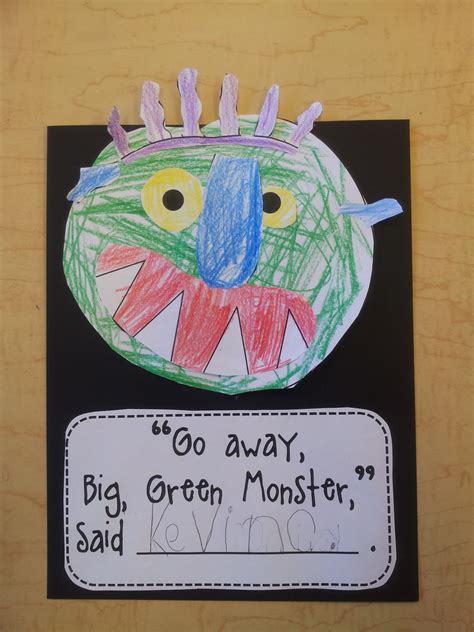 Colors And Kindergarten Go Away Big Green Monster