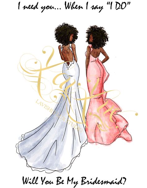 See more ideas about african american weddings, american wedding, bride. Will You Be my bridesmaid card, black, african american ...