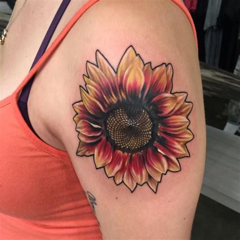 75 Sunflower Tattoos Designs Mens Craze