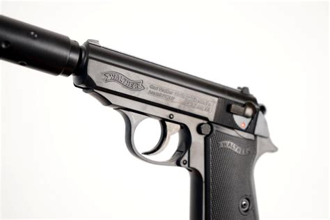 Walther Ppks Spring Pistol Black Operative Kit Wsuppressor