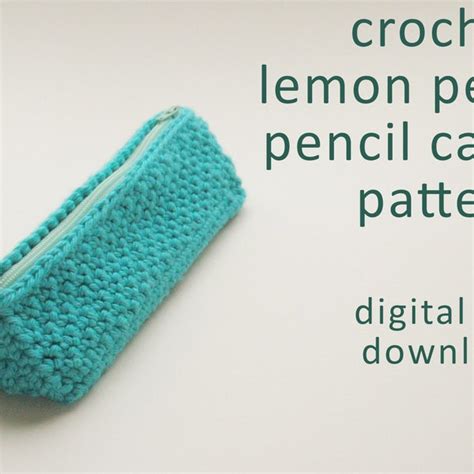 Crochet Pencil Case Etsy