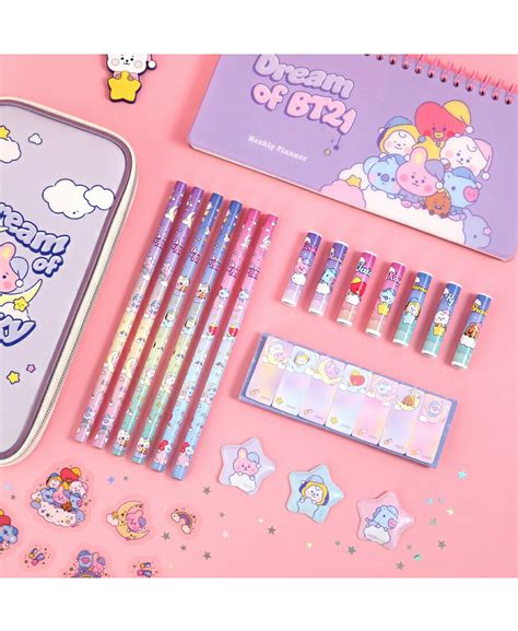 楽天市場 3pcs Bt21 Pencil Set Dream 3pcs 送料無料 Bts公式グッズ 鉛筆 えんぴつ キャラクター鉛筆 3