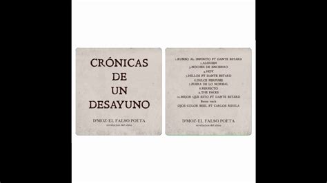 Premisa teo es el nico personaje de la obra que encuentra lo que necesita. Copia de CRÓNICAS DE UN DESAYUNO (DISCO COMPLETO) - YouTube