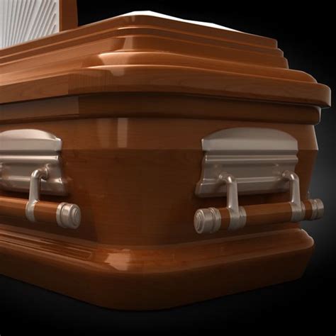 coffin wood 3d model in 2021 | Coffin, 3d model, Casket