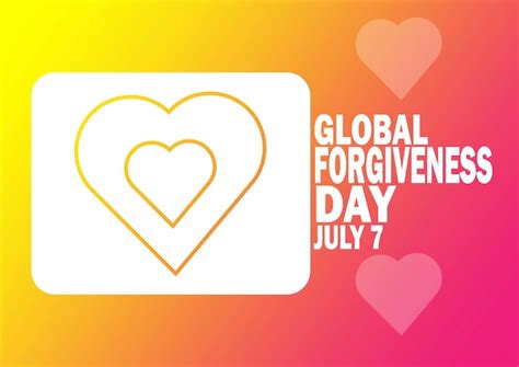 Premium Vector Global Forgiveness Day Vector Template Design Illustration
