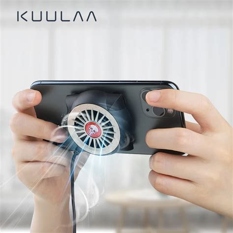Kuulaa Mobile Phone Radiator Gaming Universal Phone Cooler Portable Fan