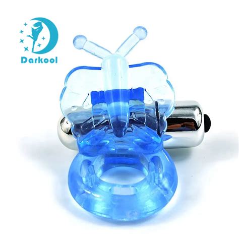Adult Sex Products Tpe Rubber Butterfly Penis Rings With Bullet Vibrator Resuable Cock Ball