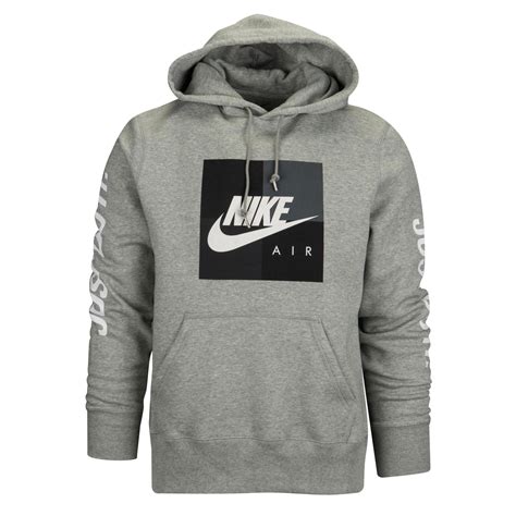 Nike Graphic Hoodie In Gray For Men Lyst