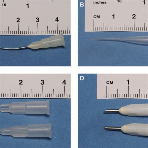 Different Types Of Sub Tenons Cannulas A A Standard Posterior