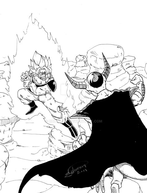 Goku Yardrat Vs General Cold By Chibidamz On Deviantart