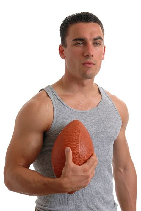 622 Handsome Muscular Football Player Stock Photos Free Royalty
