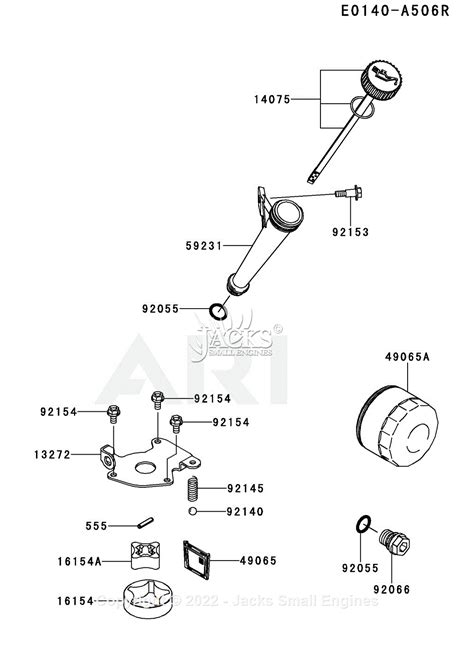 Kawasaki Fr691v As29 4 Stroke Engine Fr691v Parts Diagram For