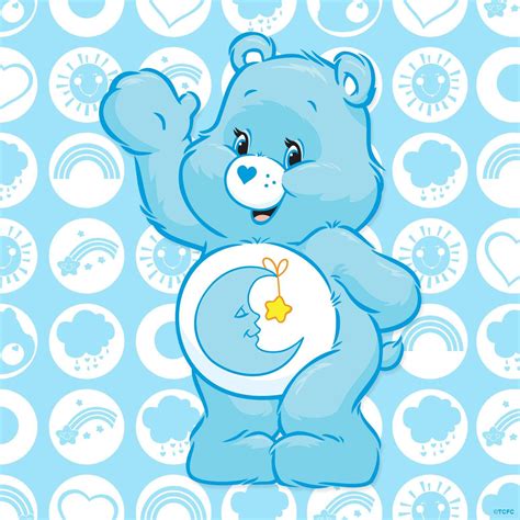 All coloring pages » cartoon » care bears » bedtime bear sits on the floor. Care Bears: Bedtime Bear | Bear coloring pages, Bear ...