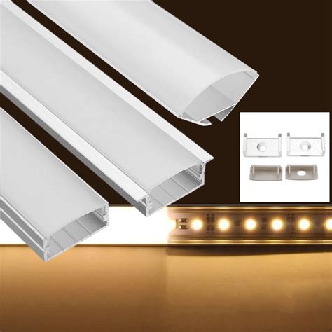 Uywv Shape Aluminium 50cm Channel Holder For Led Strip Light Led Bar