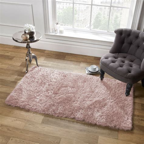 Sienna Shaggy Floor Rug Large Dazzle Soft Sparkle Mat Thick 5cm Pile