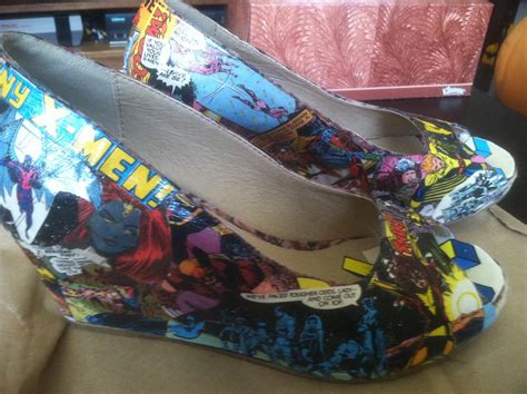 Hot Ink Crafty Ink Diy Comic Book Shoes