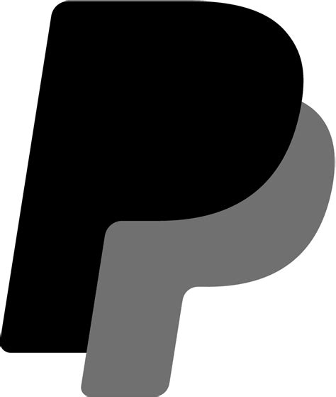 Paypal Logo Png White Logo Black And White Payment Pa