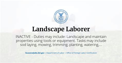 Landscape Laborer