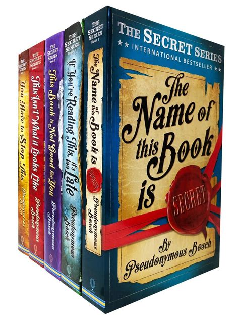 Secret Series By Pseudonymous Bosch 5 Books — Books2door