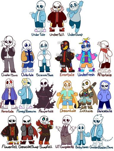 Who Is Your Favorite Sans Undertale Amino