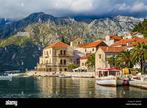Perast Town In The Bay Of Kotor Montenegro Stock Photo Alamy