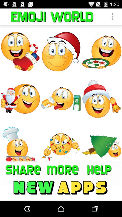 Christmas Emojis By Emoji Worldamazondeappstore For Android
