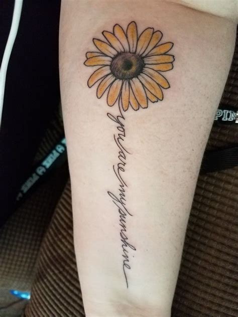 Sunflower You Are My Sunshine Tattoo Tattoo