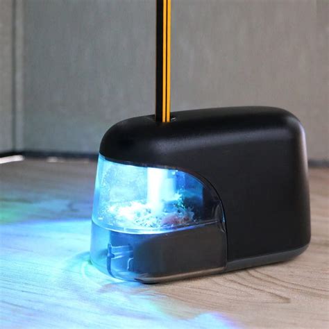 Eagle Battery Operated Electric Pencil Sharpener With Led Light Shining