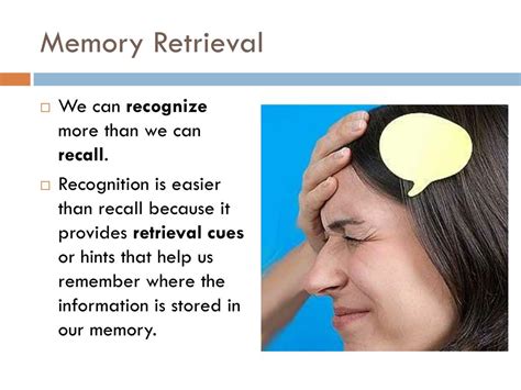 PPT - Memory: Retrieval and Problems PowerPoint Presentation, free ...