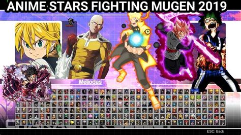 However, the game's roster is the creator's idea and doesn't coincide with the list of playable characters that will be available in original jump force. Anime Battle Climax Mugen V2 2019
