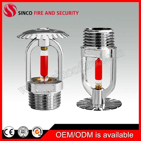 Upright Pendent Sidewall Glass Bulb Fire Sprinkler Head K Fire Fighting Sprinkler China