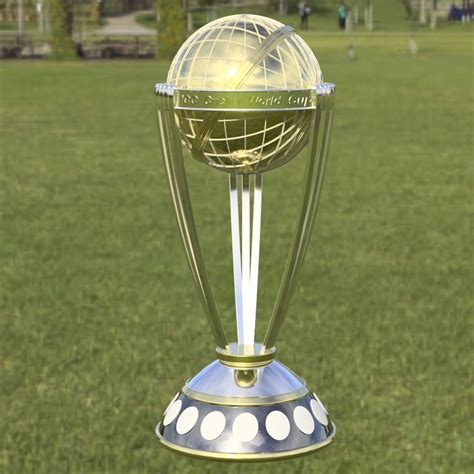 Icc Cricket World Cup Trophy 3d Model 3d Printable Cgtrader
