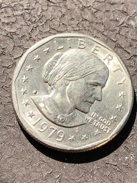 Silver 1 Dollar Coin 1979 Susan B Anthony Great Condition Etsy