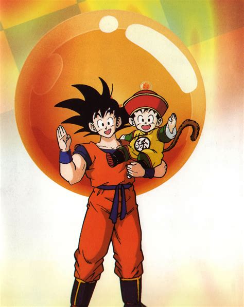 At this point in the franchise, his son is married to videl, krillin is a cop, vegeta is still very infested in his training, and goku is living a simple albeit boring life as a farmer. Dragon Ball (Son Goku, Son Gohan) - Minitokyo