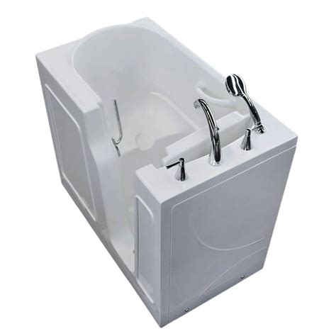 Choose your best standard bathtub size and type will fit into your space. Universal Tubs 3.9 ft. Right Drain Walk-In Bathtub in ...