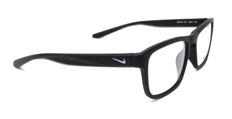 nike eyeglasses 7104 001 matte black rectangle men s 54x17x140 ebay