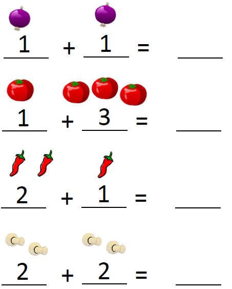 pre kindergarten addition  subtraction worksheets numbers