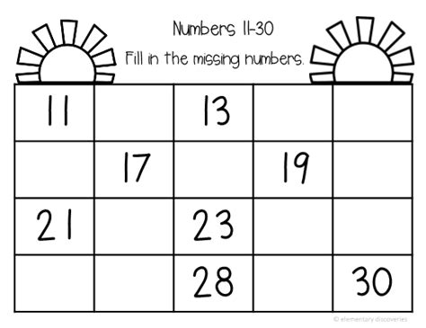 It gives the child the opportunity to practice number formation and rec… Numbers 1-50 Worksheets