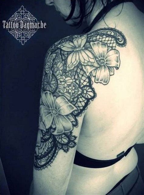 30 Lace Tattoo Designs For Women Shoulder Tattoo