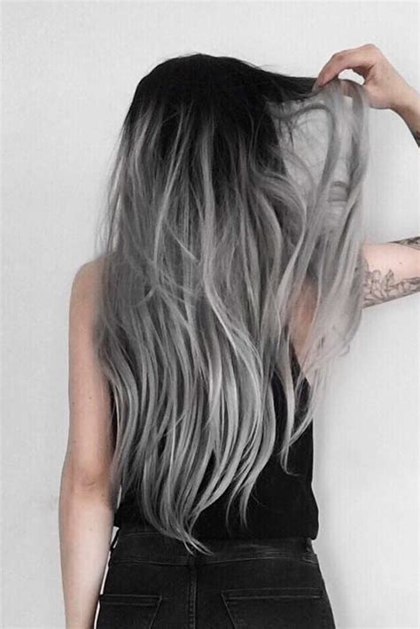 15 Try Grey Ombre Hair This Season Grey Ombre Hair Hair Styles Grey